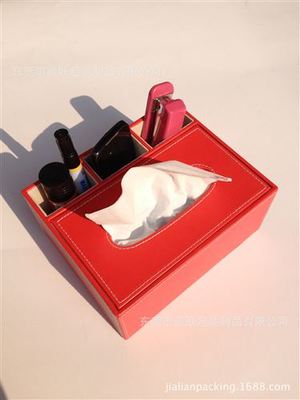 匠心獨具，點亮家居藝術 探索東莞嘉聯包裝的紅色多功能皮質紙巾盒
